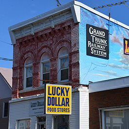 A brick building in Lansdowne, Ontario